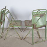Chaises pliantes en métal plichaise Souvignet