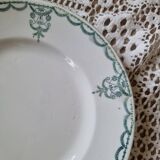 6 assiettes semi-creuse en terre de fer