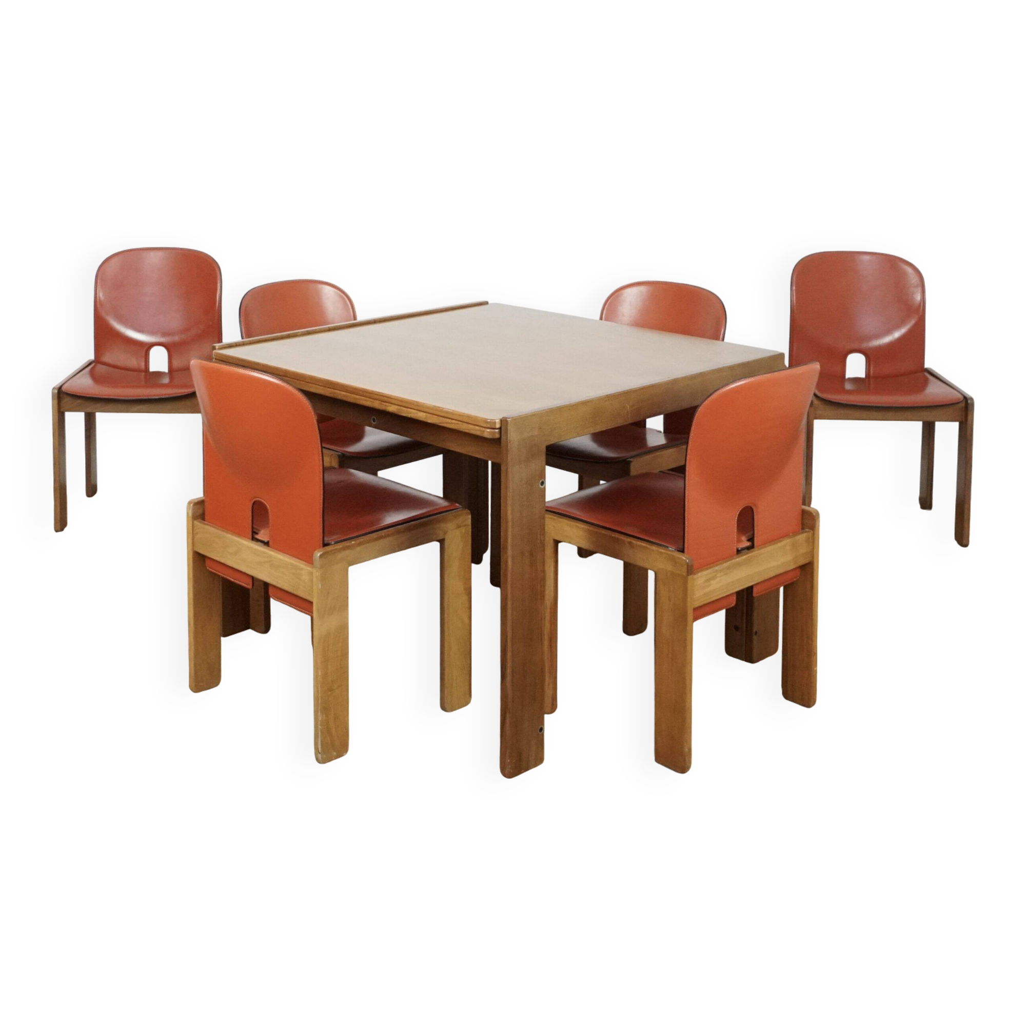 Ensemble de salle à manger complet par Afra & Tobia Scarpa pour Cassina