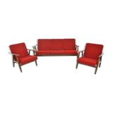 Salon set "Cigar chair GE 240" Hans J. Wegner Denmark, 1960