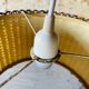 Vintage sisal / jonc de mer pendant light circa 1970's