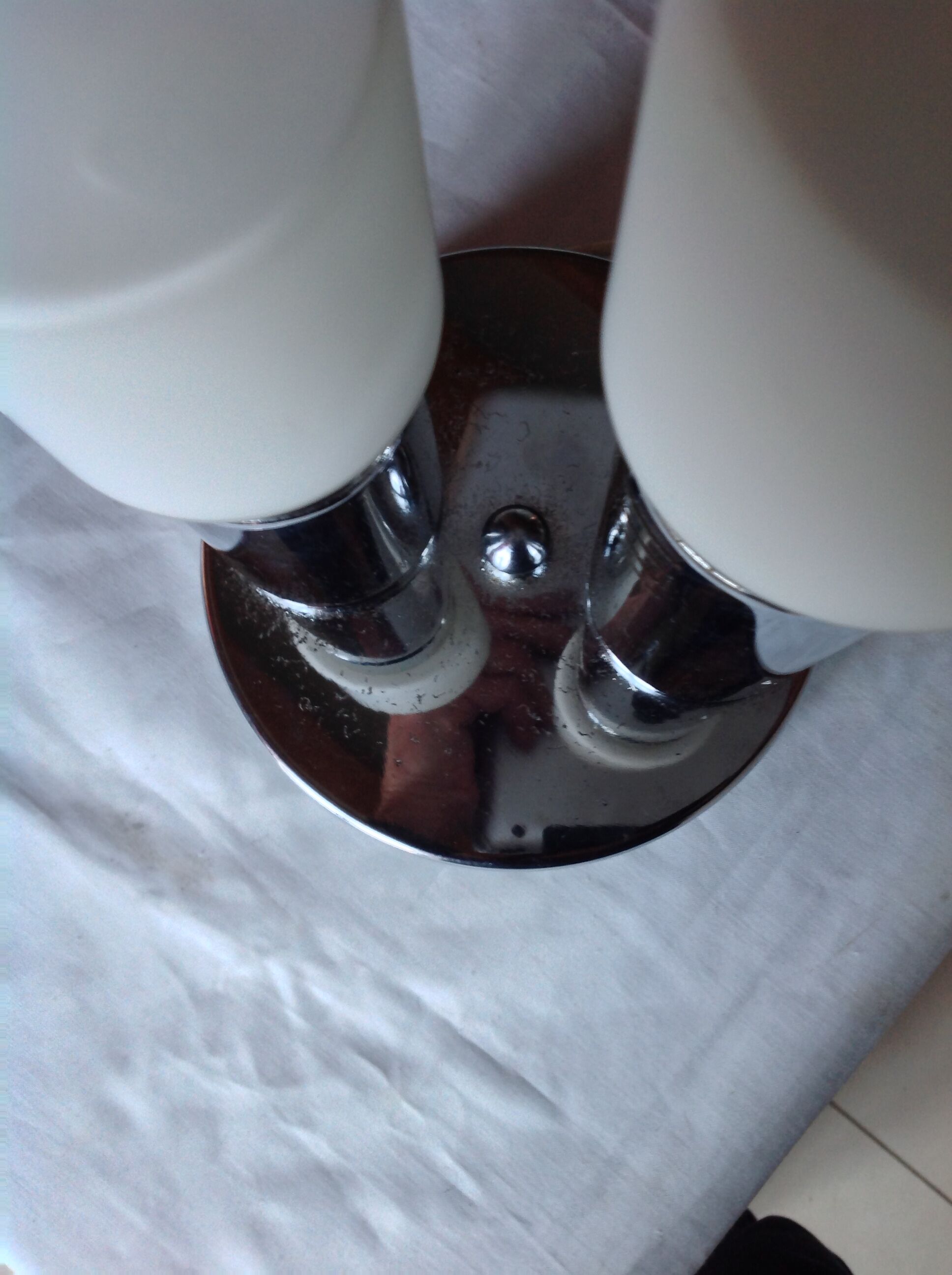 Lampe chromée année 70