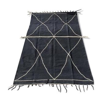 Hand-woven Berber carpet