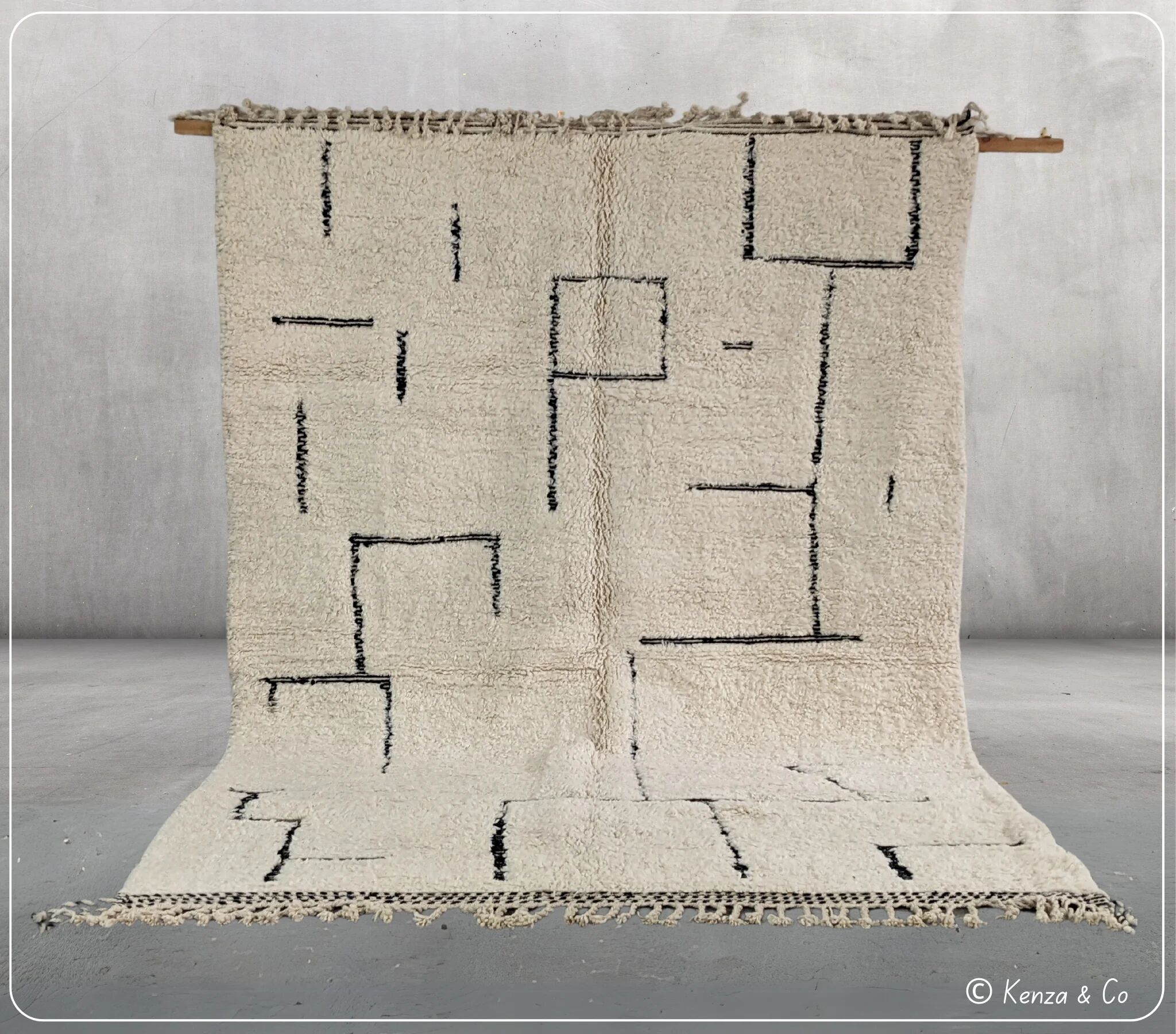 Grand tapis Beni Ouarain, 305 x 215 cm