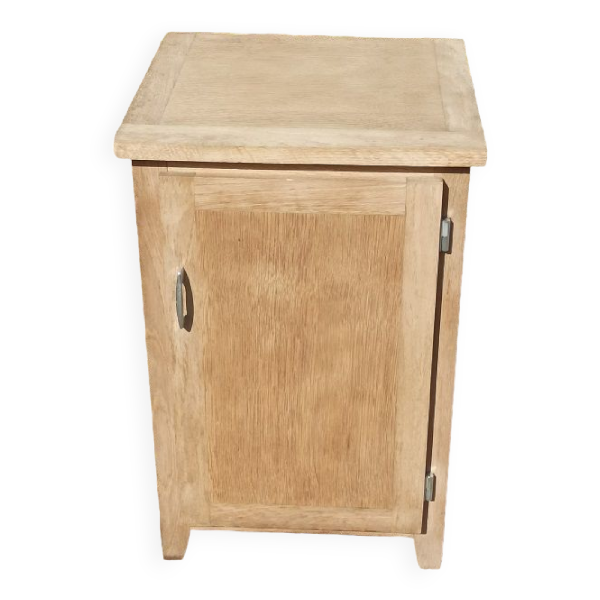 Side furniture table in solid wood aero-erased