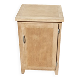 Side furniture table in solid wood aero-erased