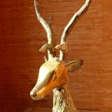 Massive brass deer