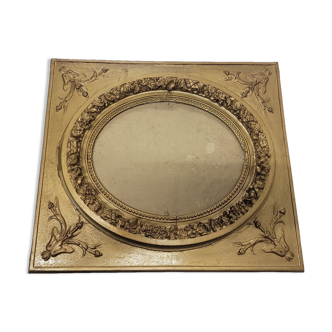 Golden wall photo frame