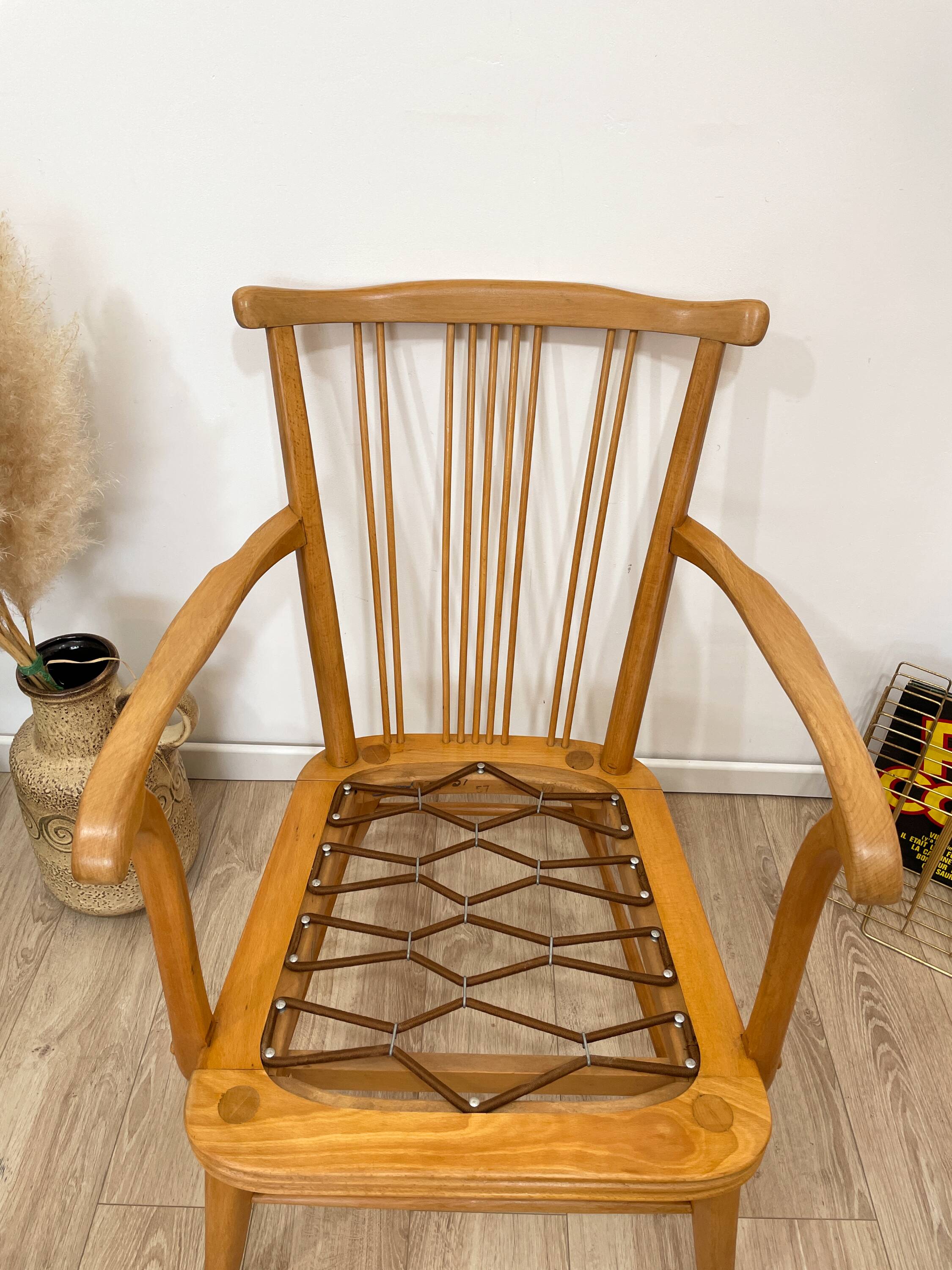 German armchair from the 1950s - Scandinavian style