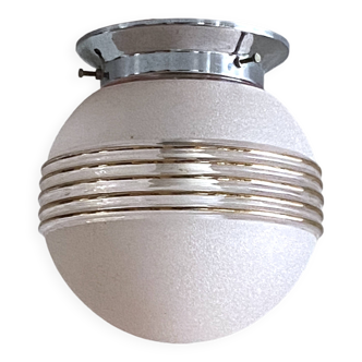 Pink granite ceiling light