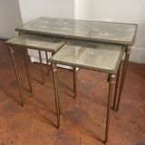 Tables d’appoint set des 3- side tables à set of three.