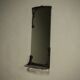 Lothar Klute sculptural bronze wall mirror with glass shelf 1990s