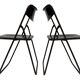 Vintage Ted Folding chairs Niels Gammelgaard for Ikea - Set of four - in Dark Brown