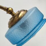 Golden and blue lamp