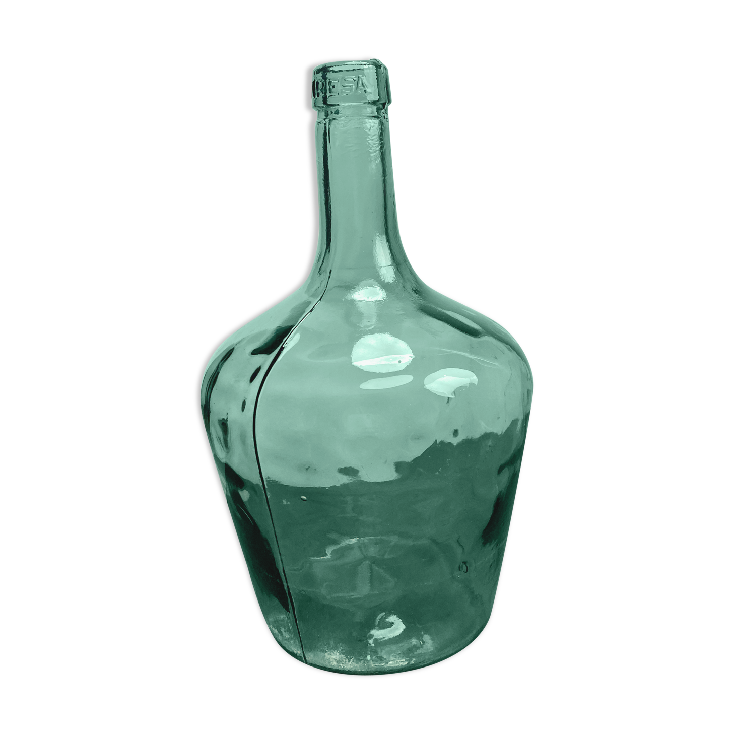 Demijohn blue glass
