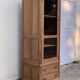 Armoire bonnetière parisienne vitrée 1920