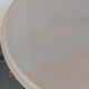 Round wooden bistro table