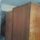 Vintage assymetrical oak cabinet