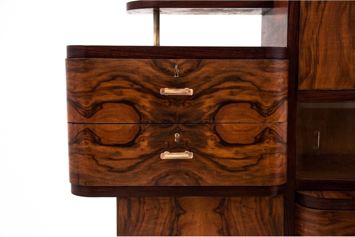 art deco bar cabinet, 1940s