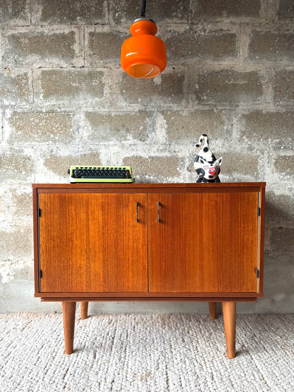 Commode vintage en teck, années 60/70
