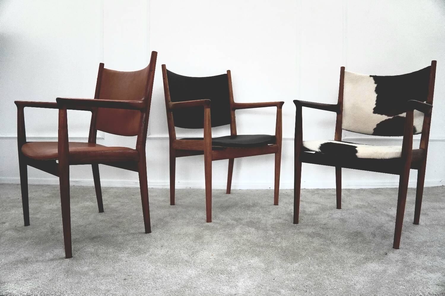 Fauteuil JH513 par HJ Wegner pour Johannes Andersen