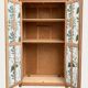 Parisian art deco wardrobe solid raw wood wardrobe
