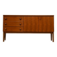 Vintage teak veneer sideboard