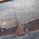 Marine , boat , entrance to the port of Marseille ( le panier )