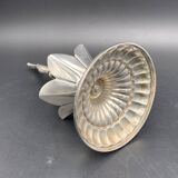 Fleuron - Christofle - Vintage caviar spoon display "Flower of Poseidon" in silver metal