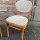 Paire de chaises bois courbé vintage