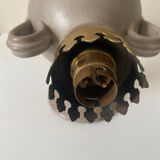 Amphora sconces in stoneware