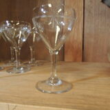 Set of 12 identical stemmed glasses