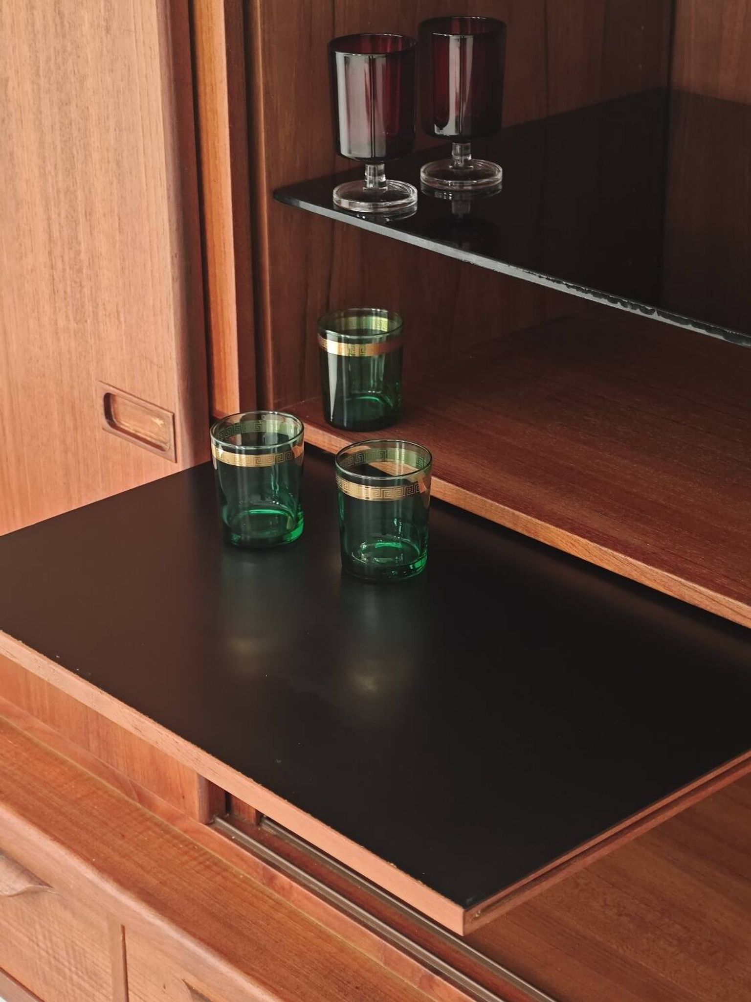 High enfilade by Johannes Andersen by Bordum & Nielsen, Samcom teak