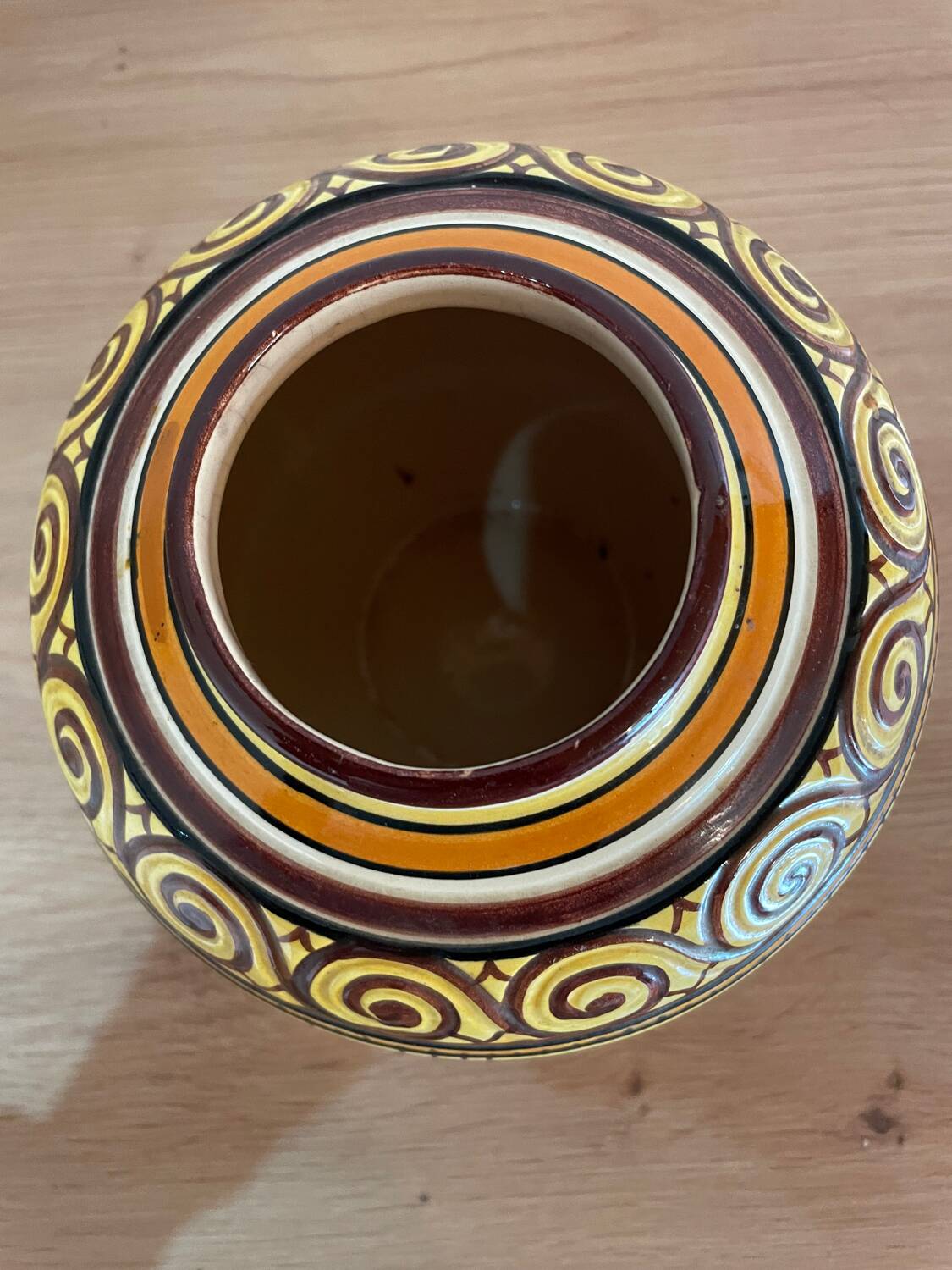 Henriot Quimper ball vase