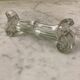Portieux set of 7 moulded crystal knife rests from the early 20th century.