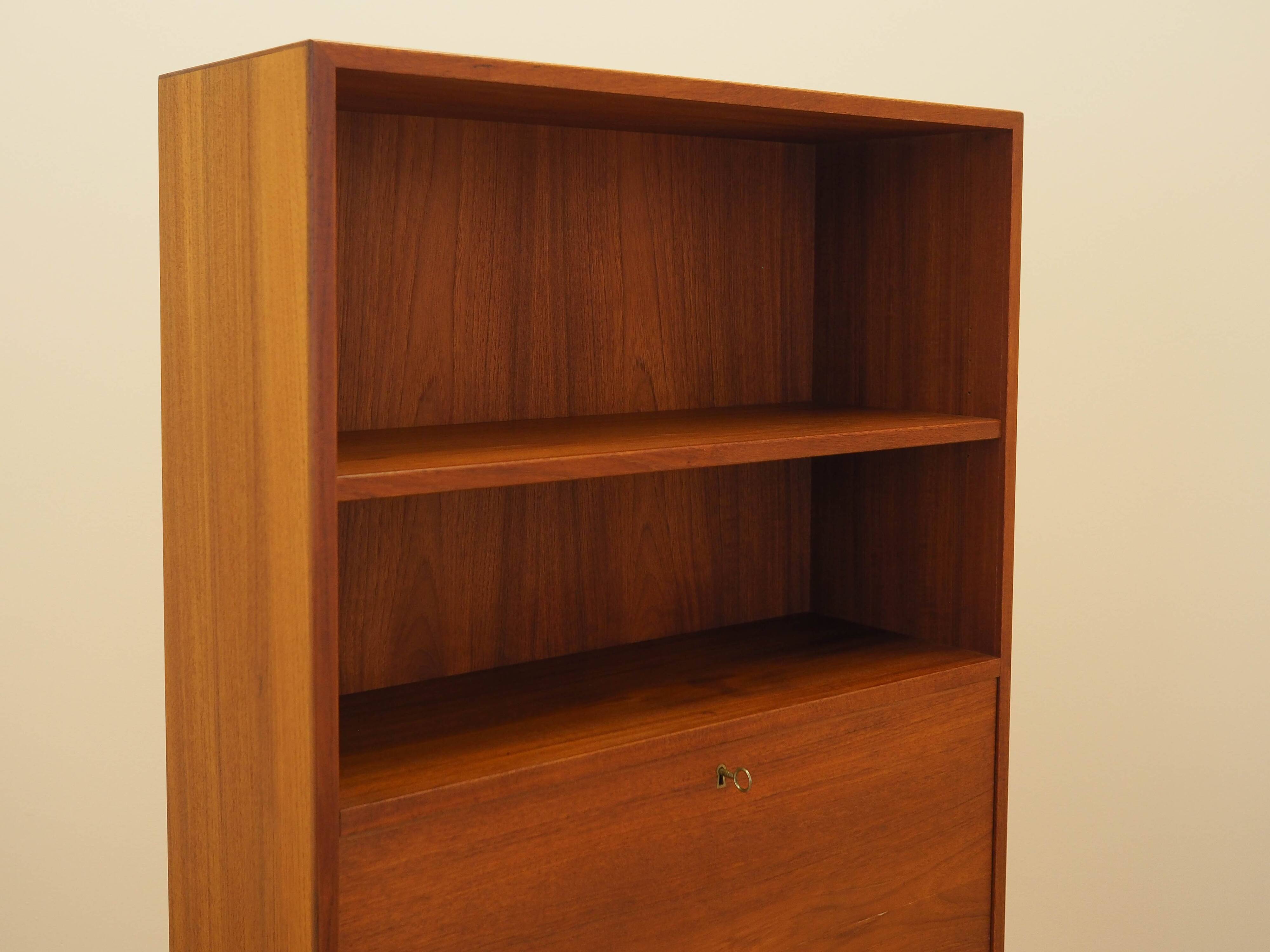 Teak bookcase, Danish design, 1970s, made in Denmark