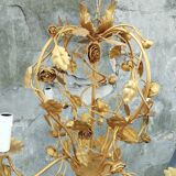Golden cage chandelier