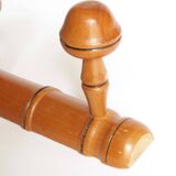 Wooden coat rack