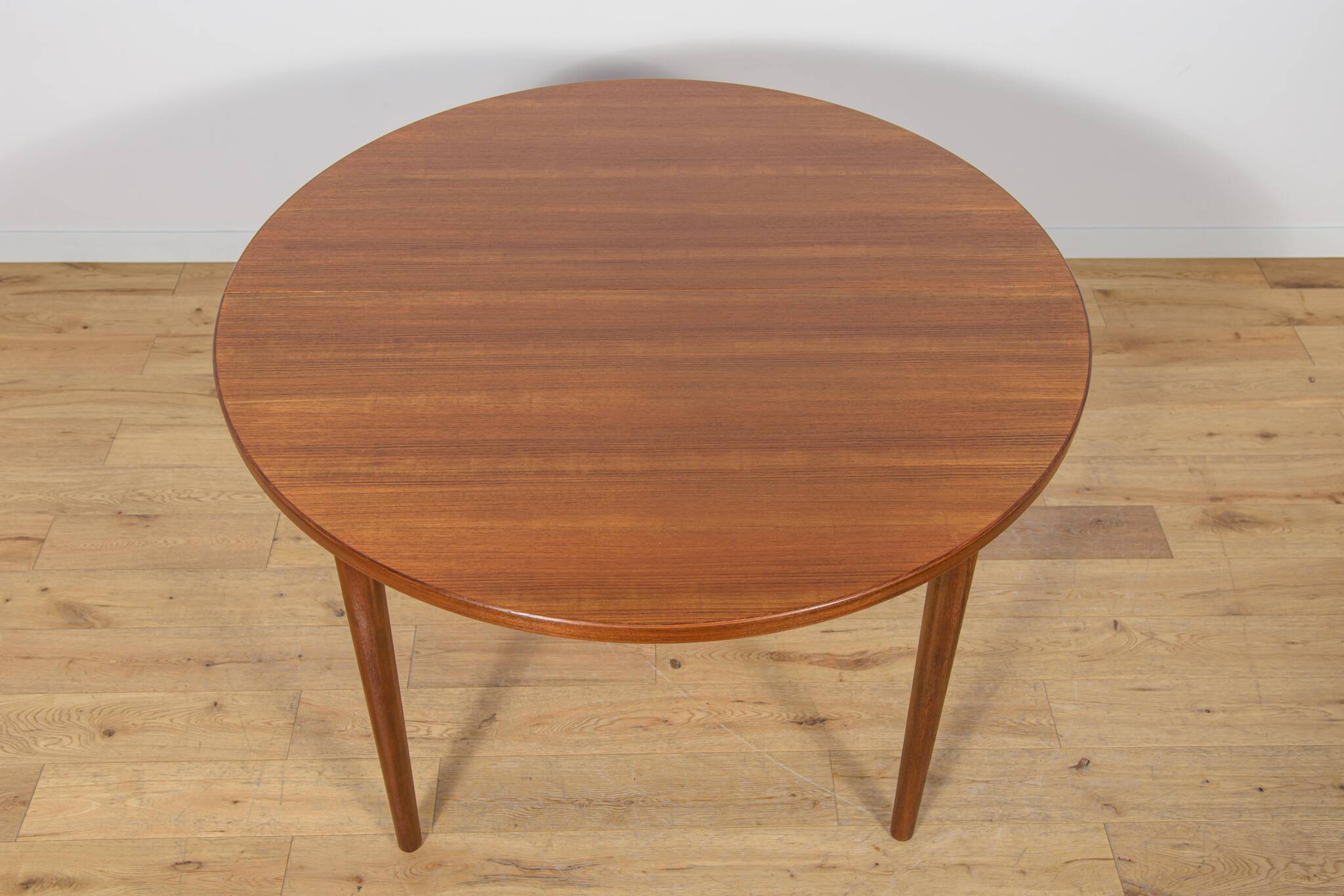 Mid-Century Round Teak Dining Table by Nils Jonsson for Hugo Troeds, Sweden