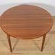 Mid-Century Round Teak Dining Table by Nils Jonsson for Hugo Troeds, Sweden