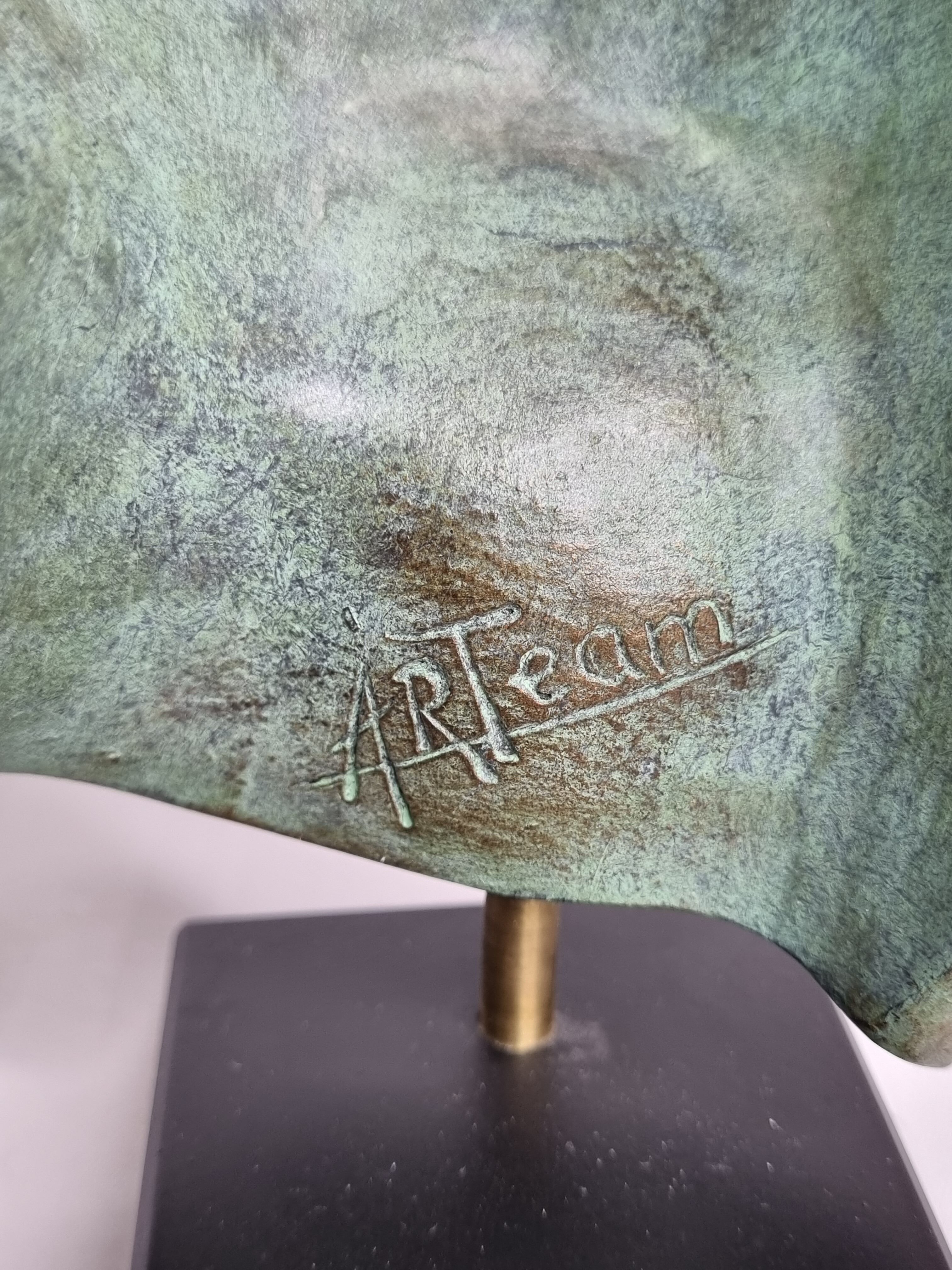 Bust of Aphrodite in plaster or bronze patinated resin
