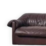 Vintage leather armchair, designer armchair