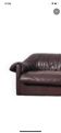 Vintage leather armchair, designer armchair