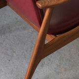 Set easy chairs by louis van teeffelen for wébé, dutch design, 1960s