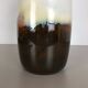 Vase de sol en céramique multicolore 284-47 fabriqué par Scheurich, années 1970