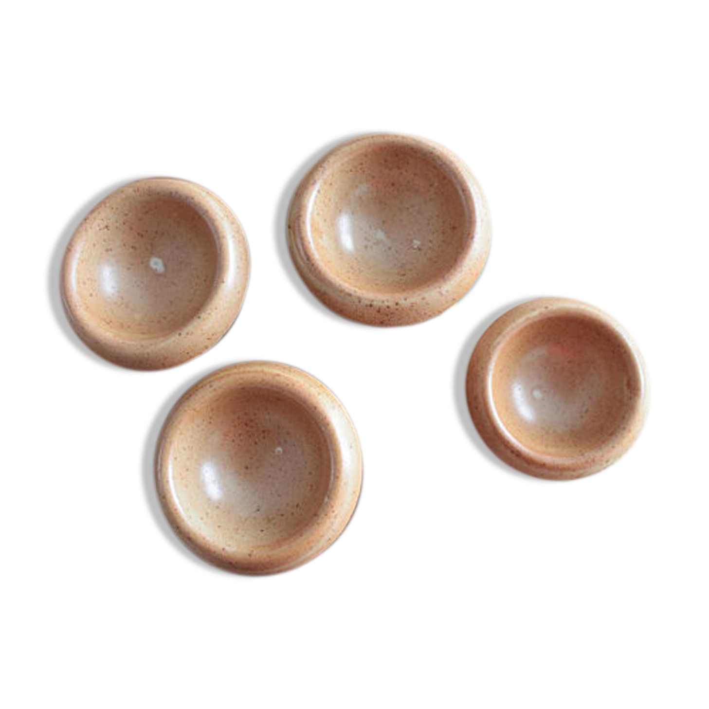 Set of 4 vintage in France stoneware cups