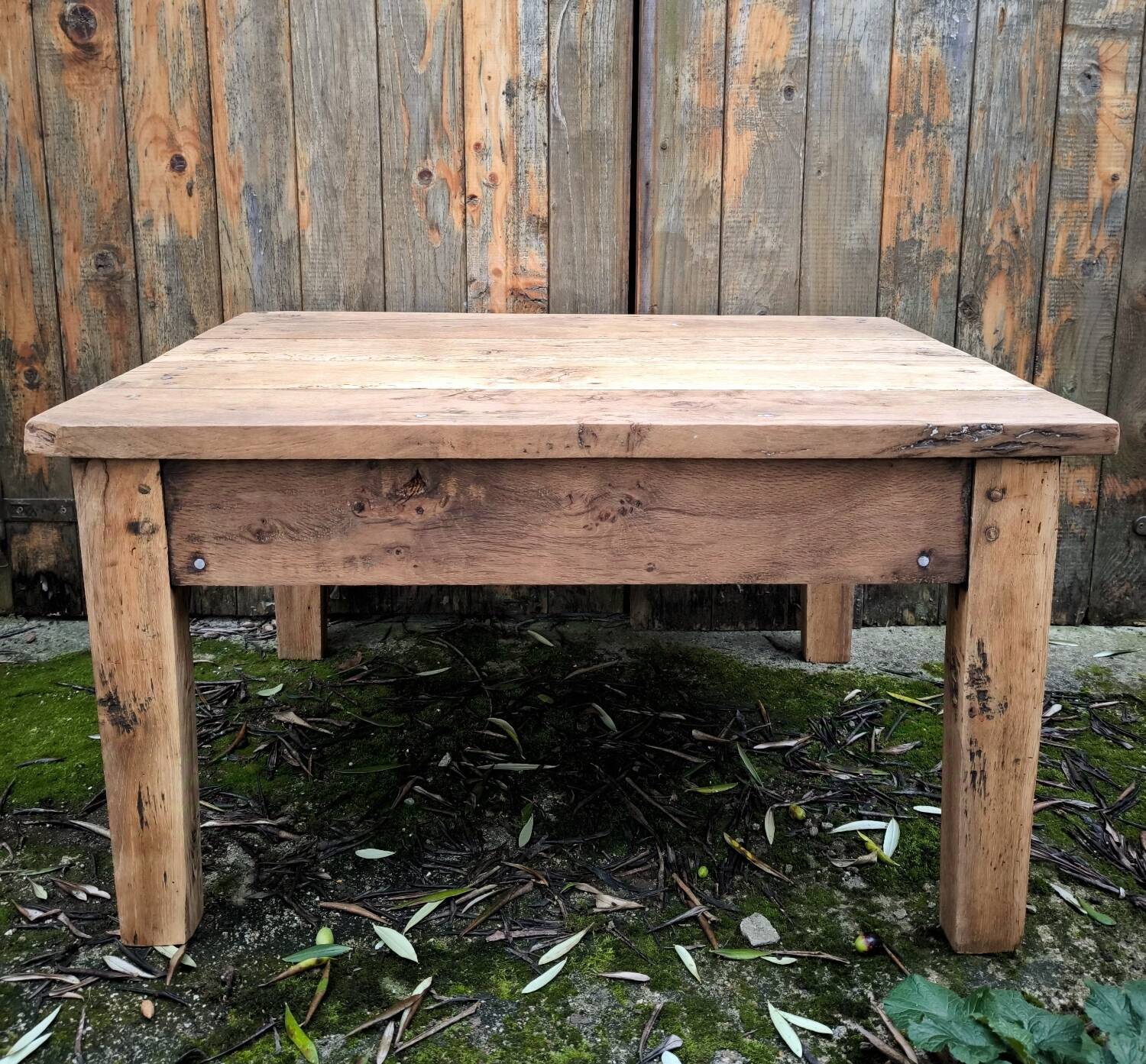 Wooden coffee table