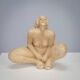 Group of four female sculptures by Francine Govers, Netherlands, 1990s