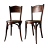 2 fischel bistro chairs in bent beech
