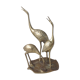 Golden brass herons